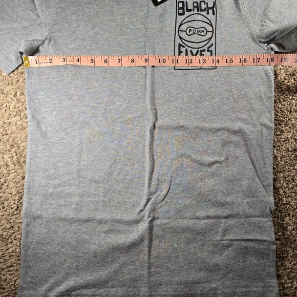PUMA Black Fives "Make History Now" Graphic Tee Men's Size Small 532264-02 Gray - Picture 5 of 11